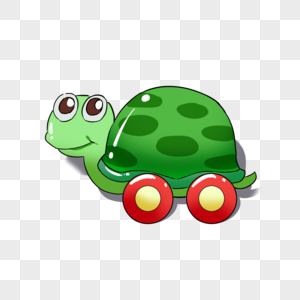 绿色乌龟玩具高清图片