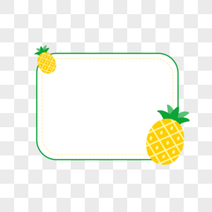 水果边框方形水果高清图片
