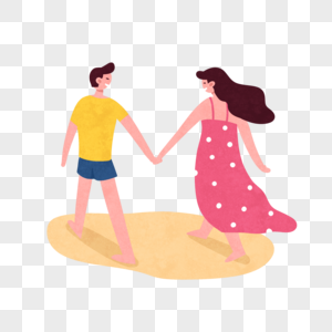情侣沙滩求婚高清图片