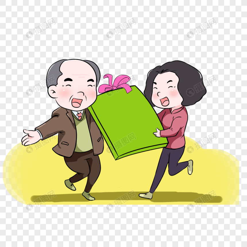 手绘/卡通元素 父母.psd 860_860