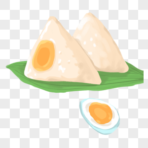 端午节的蛋黄粽子图片