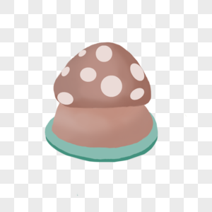蘑菇巧克力蛋糕图片