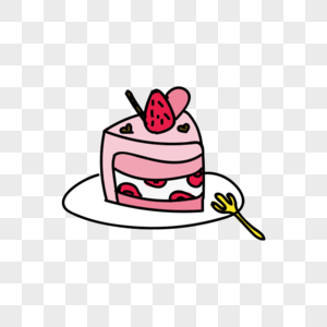 浪漫情人节美味草莓蛋糕图片