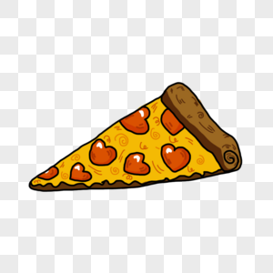 浪漫情人节美味披萨图片