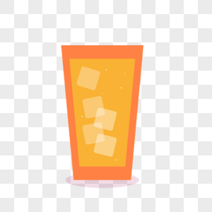 橙色饮品图片