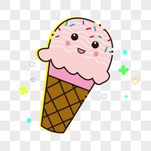 夏季冰淇淋图片
