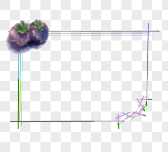 边框山竹小清新边框高清图片