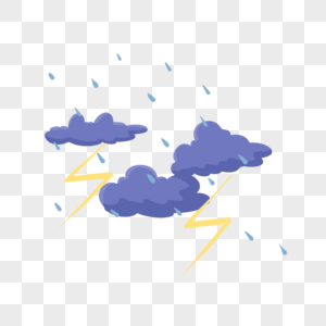 暴雨乌云台风预警信号高清图片