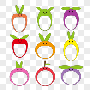 蔬菜水果边框图片