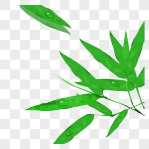 绿色的竹子图片