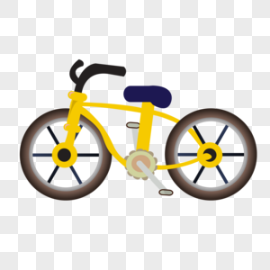 自行车装饰素材图案图片