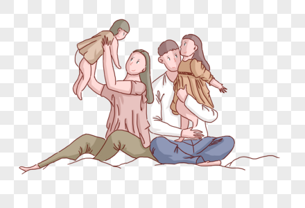 母亲节父亲节一家人在一起