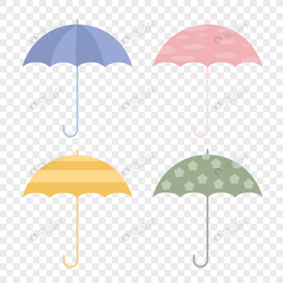 小清新雨伞图片