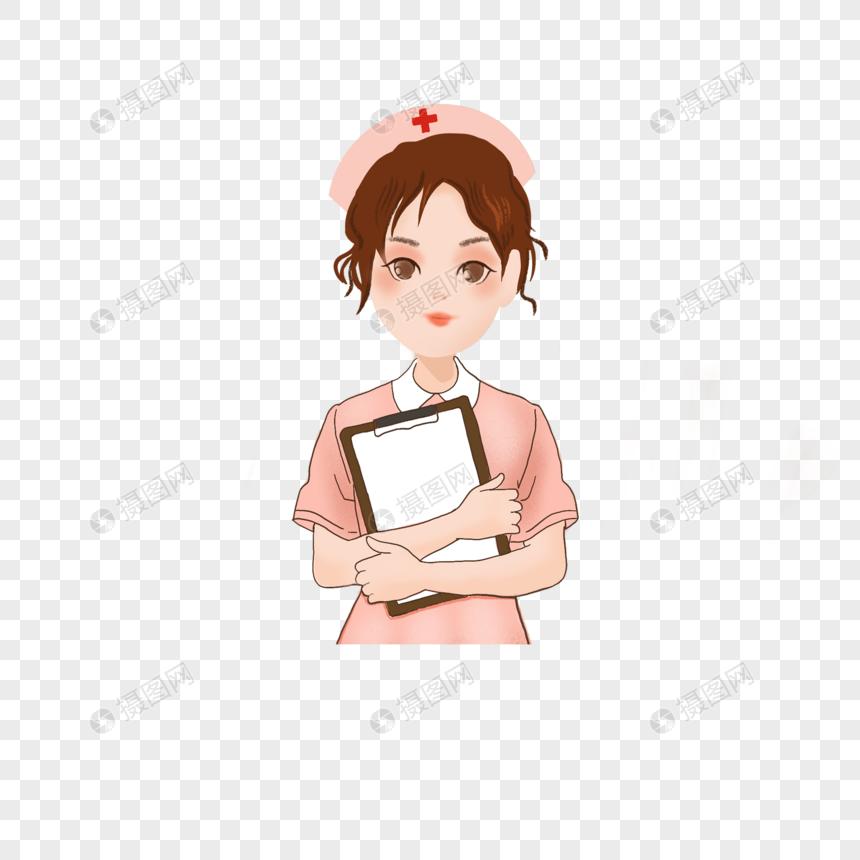 粉色护士图片