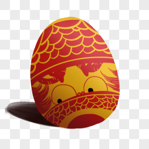 龙纹彩蛋复活节彩蛋高清图片素材