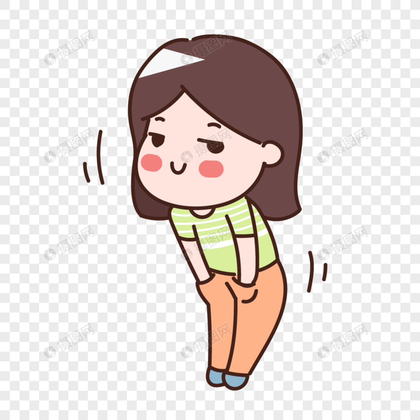 免抠元素 手绘/卡通元素 无聊.ai