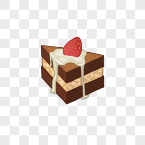 草莓巧克力夹心蛋糕图片