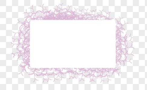 粉色清新花纹边框图片