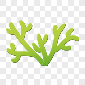 浅绿色植物水草装饰图片