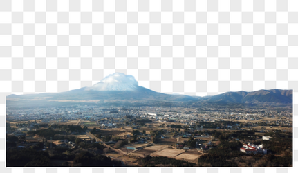 航拍日本富士山素材高清图片素材