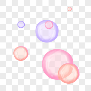 彩色的气泡泡图片