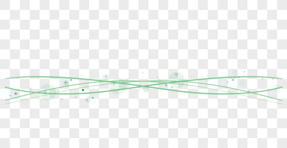 绿色小清新分割线图片