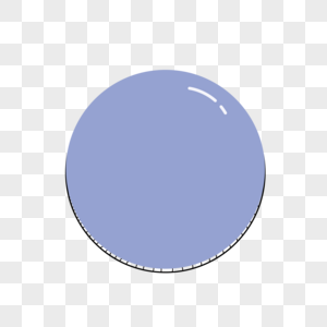 矢量卡通紫色圆形边框图片