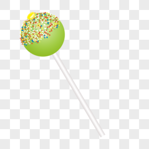 绿色棒棒糖儿童节元素图片