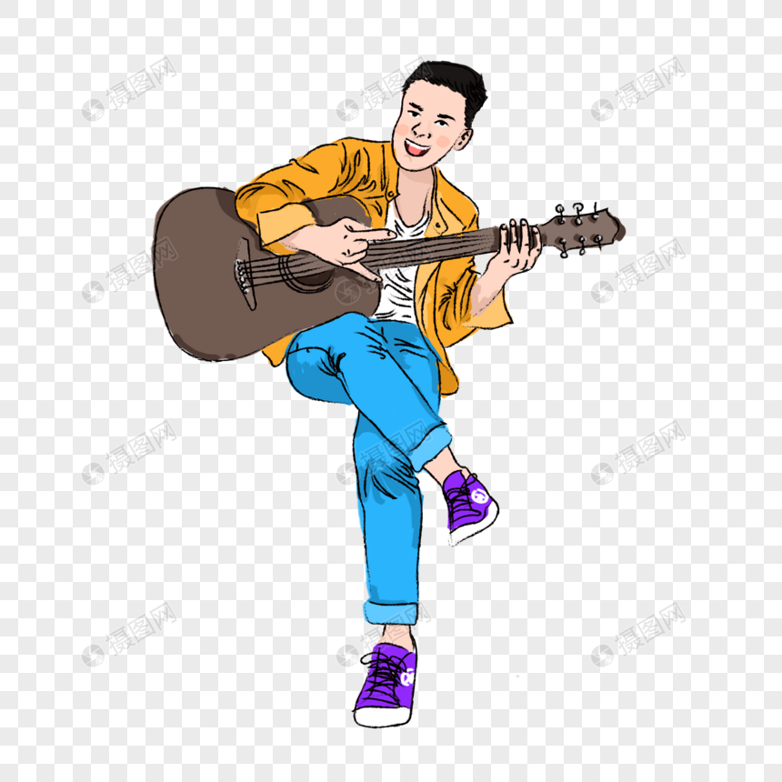 弹吉他的人