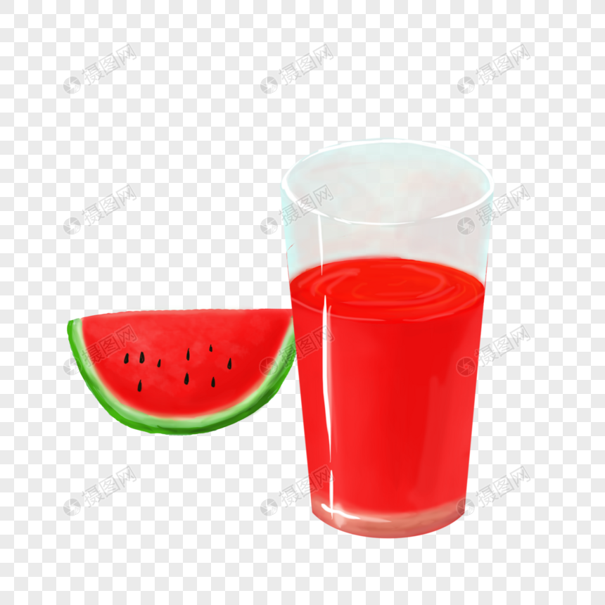 夏季饮品 西瓜汁图片