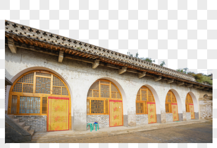 山西窑洞民居高清图片