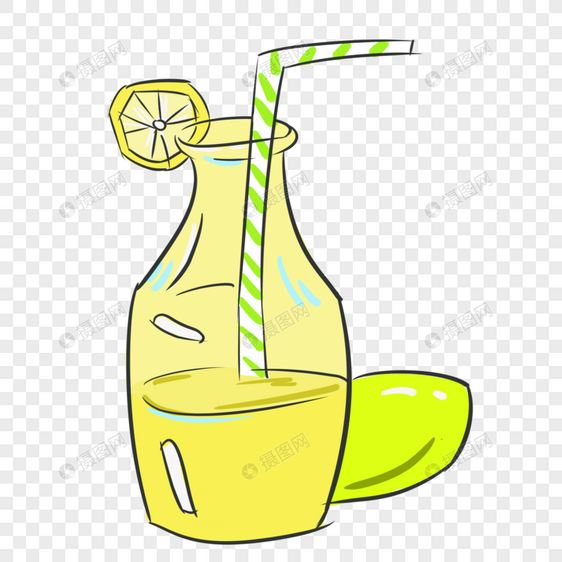 夏日柠檬饮料图片