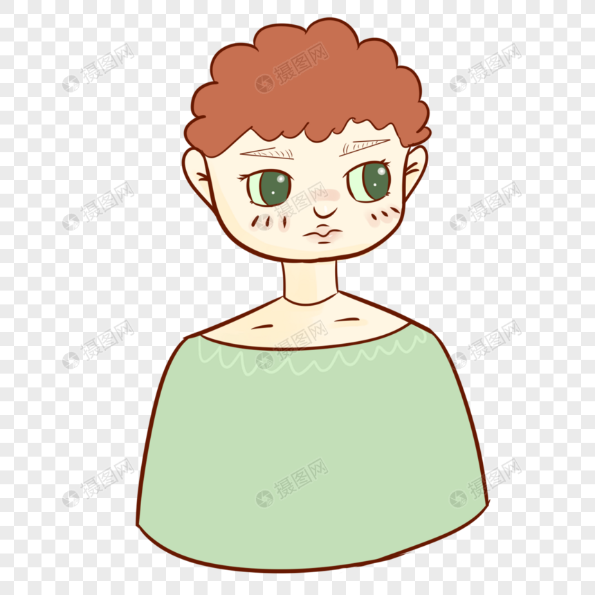 卷毛女孩