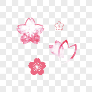 樱花元素图片