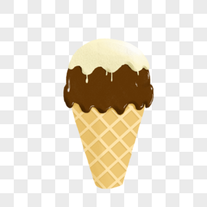 夏日冰淇淋卡通素材下载图片