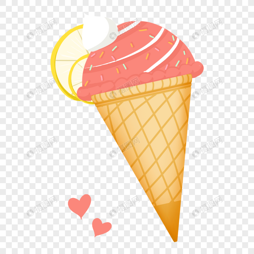 夏季清凉冰激凌夏日解暑神器雪糕图片