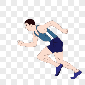 跑步运动员跑步男运动员高清图片