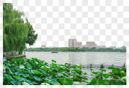 济南大明湖风景区高清图片