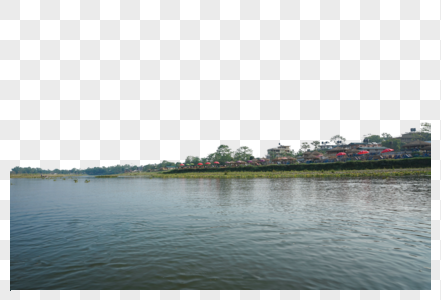 河尼泊尔奇特旺国家公园河流风光图片