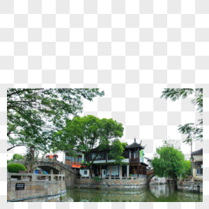上海著名古镇枫泾古镇图片