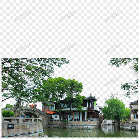 上海著名古镇枫泾古镇图片