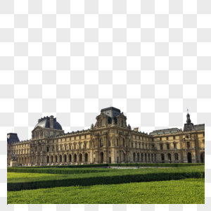 巴黎恢宏的卢浮宫图片