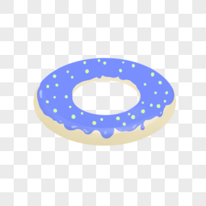 蓝甜甜圈3图片
