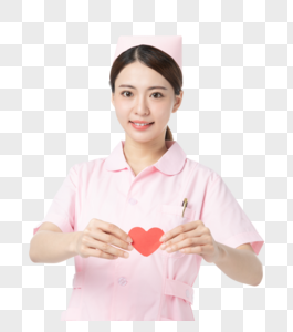 女性护士形象服务高清图片素材