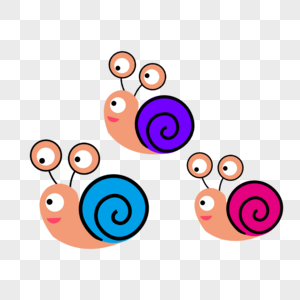 蜗牛蓝色蜗牛高清图片素材