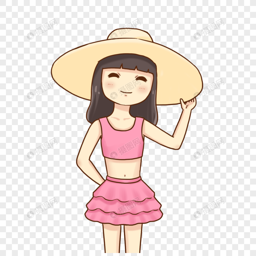 泳装小女孩