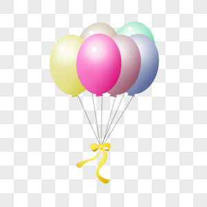 儿童节欢乐彩虹气球图片