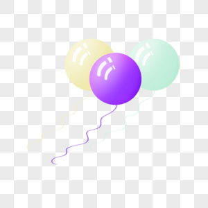 儿童节五彩缤纷的气球高清图片