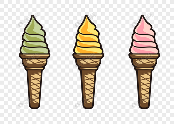 冰淇淋甜筒图片