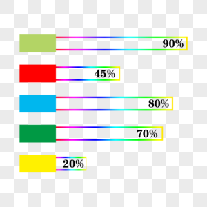 渐变色简约PPT文本框图片